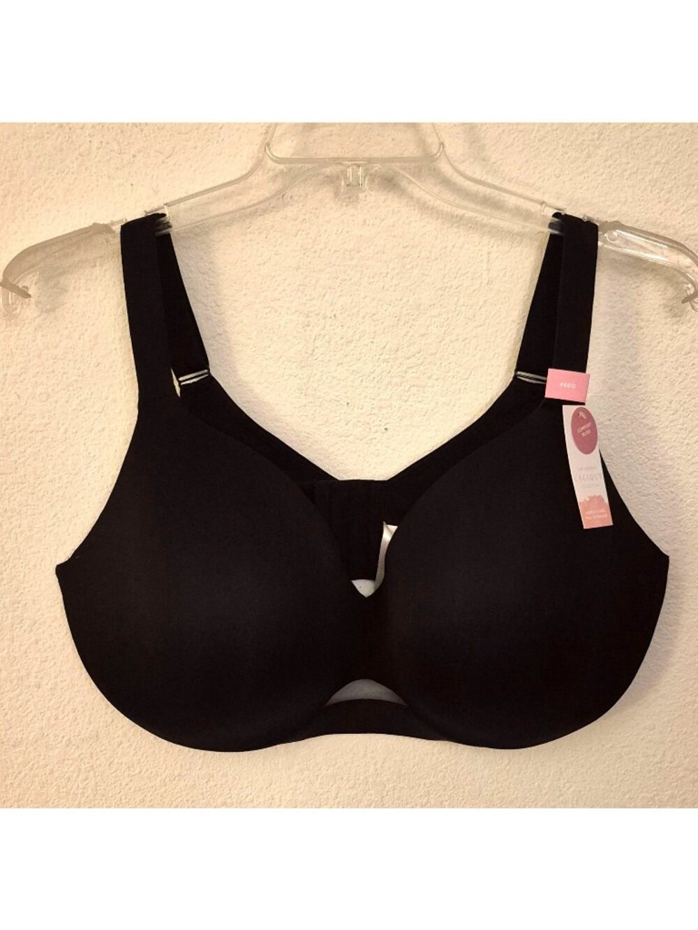 Lane Bryant Cacique Black Comfort Bliss Lightly Lined Full Coverage Bra 46DD NWT
